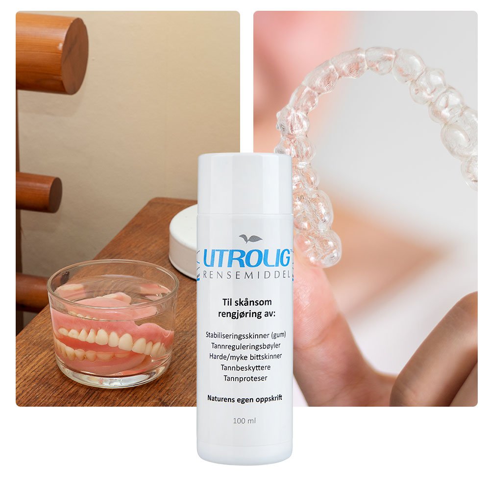 Utrolig Rensemiddel 100 ml - til stabiliseringsskinner (gum) og tannproteser - Bilde 3
