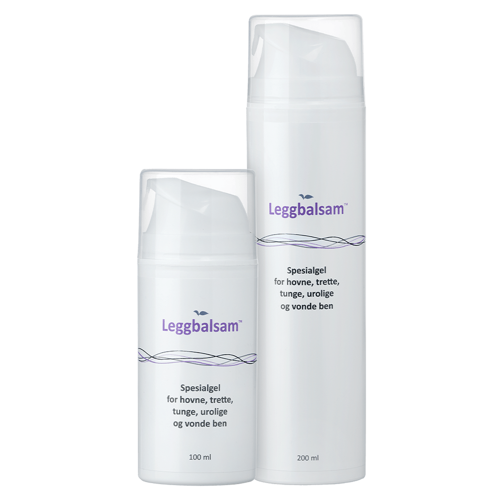 Leggbalsam 200 + 100 ml - ved verkende, urolige og tunge ben