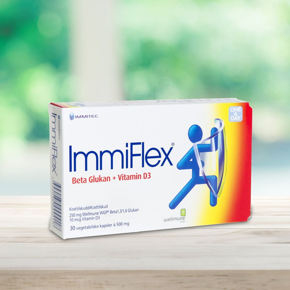 ImmiFlex 30 kapsler - kosttilskudd for immunforsvaret - Bilde 3