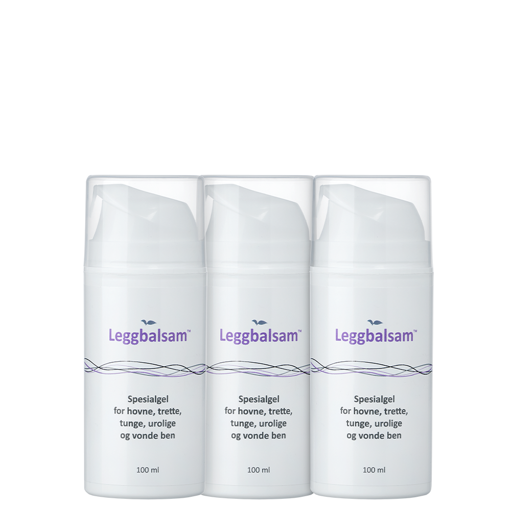 3 stk Leggbalsam 100 ml