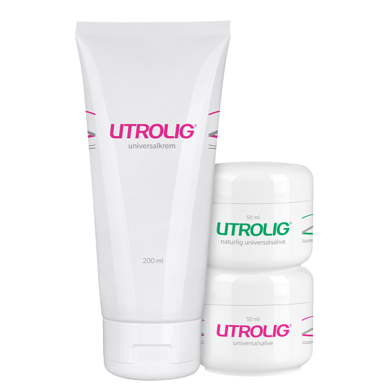DEAL - Utrolig Sommer Kos - Universalkrem 200 ml + Universalsalve (original) 50 ml + Naturlig Universalsalve 50 ml