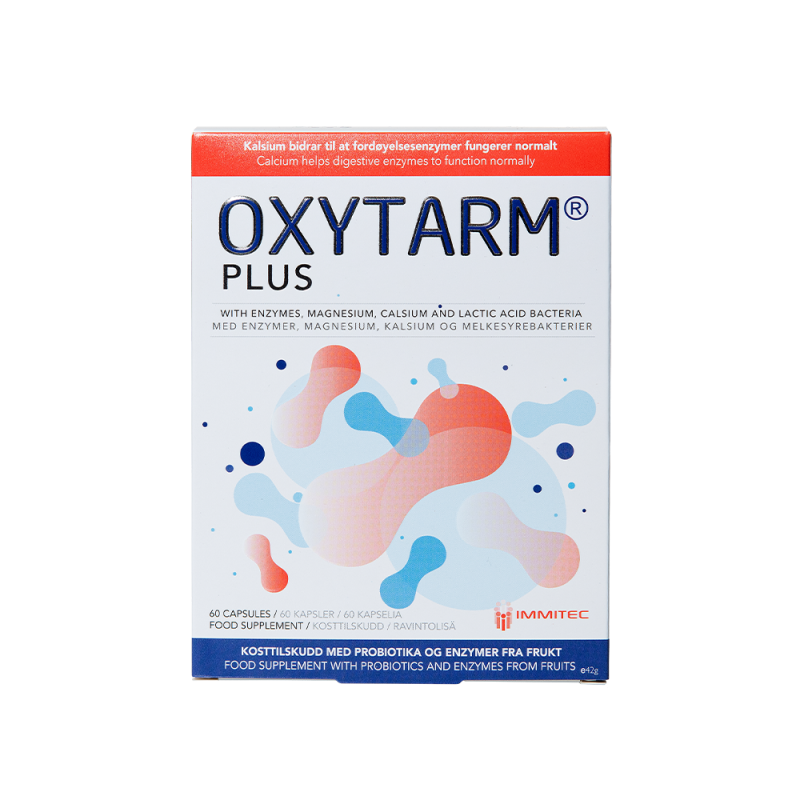 OxyTarm Plus 60 tabletter  - støtter fordøyelsen
