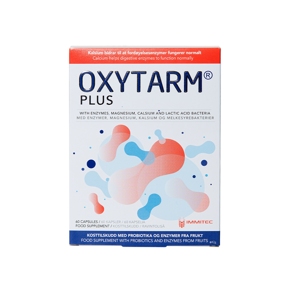 OxyTarm Plus 60 tabletter - støtter fordøyelsen