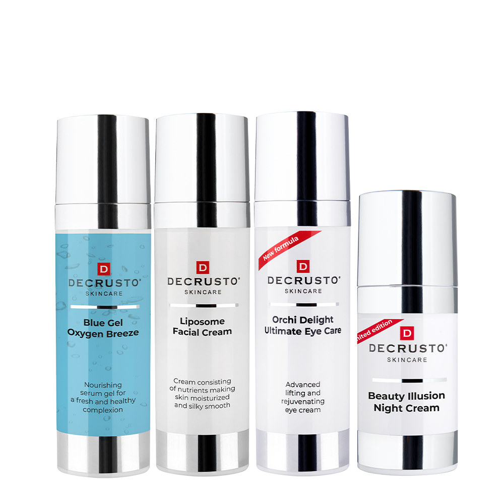 DEAL - Decrusto Reisesett MAXI - serum, dag- og nattkrem, øyekrem